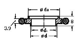 变径中心环带O形圈