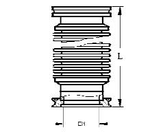 不锈钢真空软管ISO-K法兰(不锈钢)